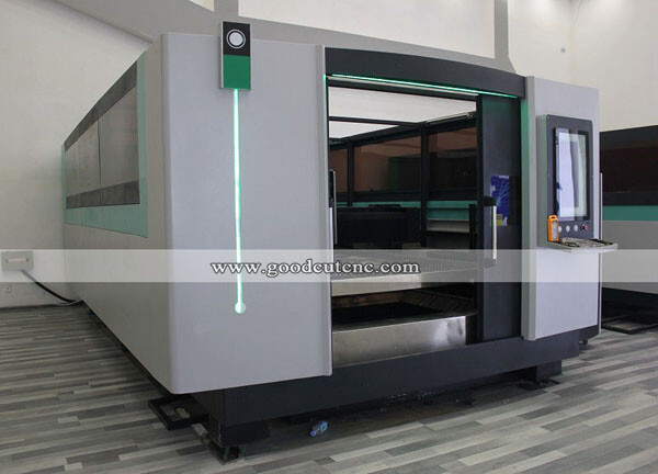 GC1530FC GoodCut 1500*3000mm الألياف البصرية آلة قطع الليزر مع غطاء حماية