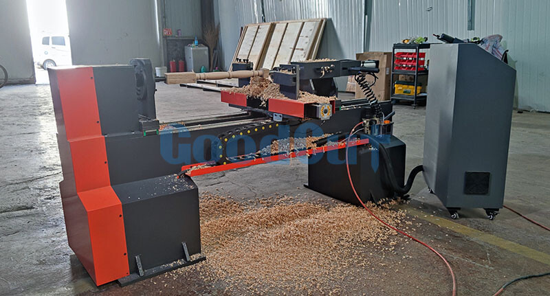 GC1220WL التصنيع  CNC  مخرطة النجارة مع المحور المزدوج أداة تحول الحديد الزهر الإطار الاقتصادي