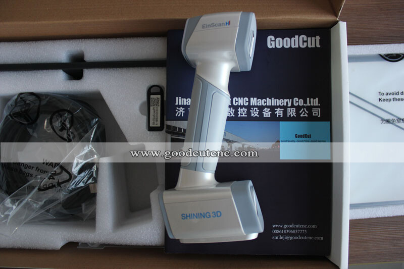 Einscan H 3D  الماسح الضوئي المحمولة مجهزة الهجين LED  مصدر الأشعة تحت الحمراء