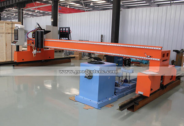 GC-PG GoodCut 4*8 Meter Gantry Beam CNC آلة قطع البلازما