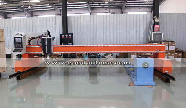 GC-PG GoodCut 4*8 Meter Gantry Beam CNC آلة قطع البلازما
