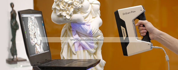 Jinan GoodCut  ثلاثة أبعاد عالية الدقة محمولة نوع  الماسح الضوئي shining3d Einscan-Pro + بالإضافة للهندسة العكسية