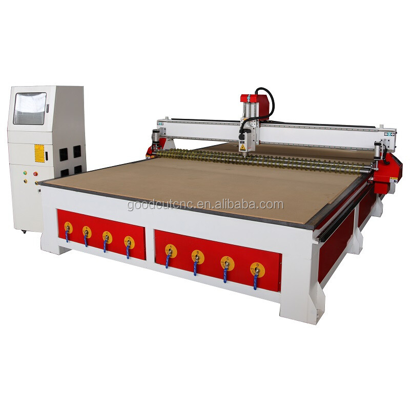 GC2030V CNC router 2000*3000mm كبيرة الحجم الخشب آلة العمل مع قرصة لفة 2000*3000mm
