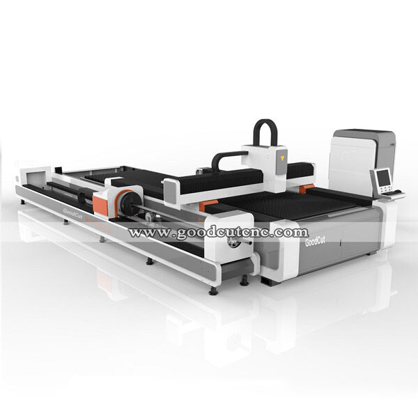 GC1530FR D دوارة نوع الألياف البصرية آلة قطع الليزر لقطع أنابيب معدنية مستديرة مربعة