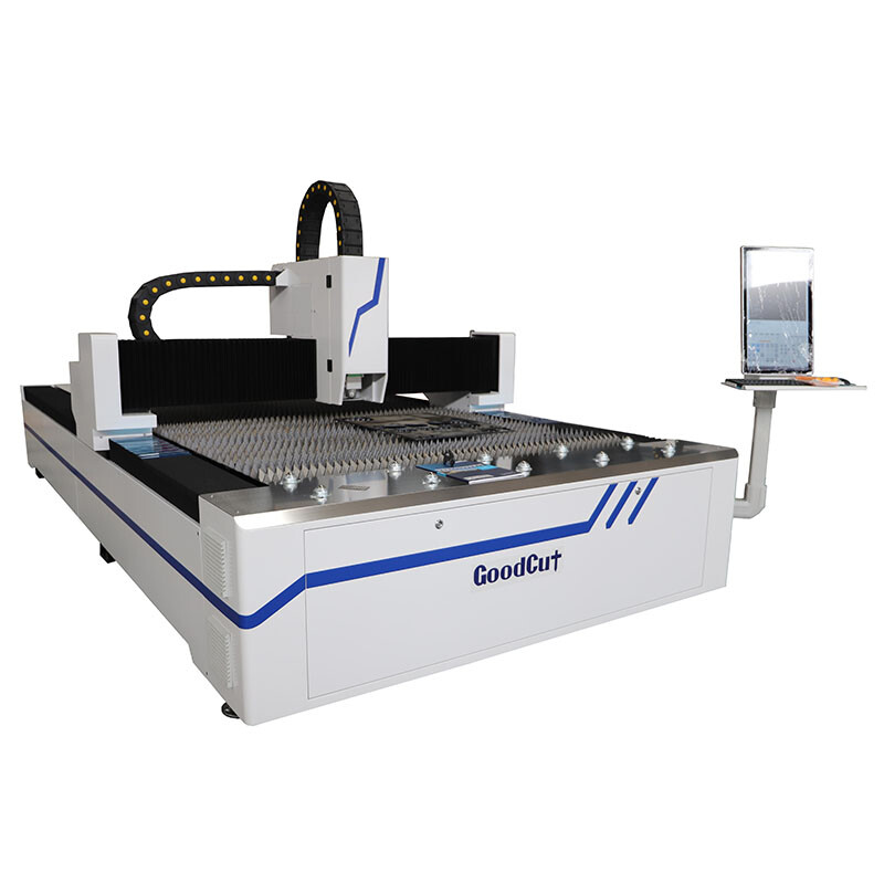 آلة القطع بالليزر الليفي GC3015F ذات التصميم الجديد لقطع الفولاذ المقاوم للصدأ الكربوني الفولاذ الكربوني