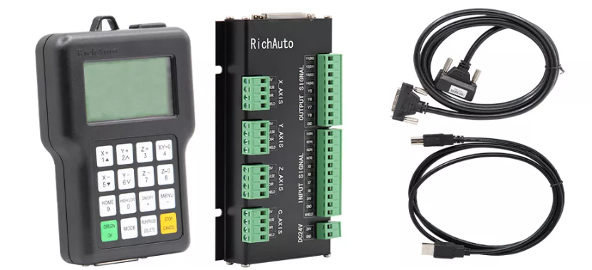مفاتيح الاختصارات لوحدة التحكم CNC راوتر ريتش أيو A11 كيفية استخدام DSP بسرعة