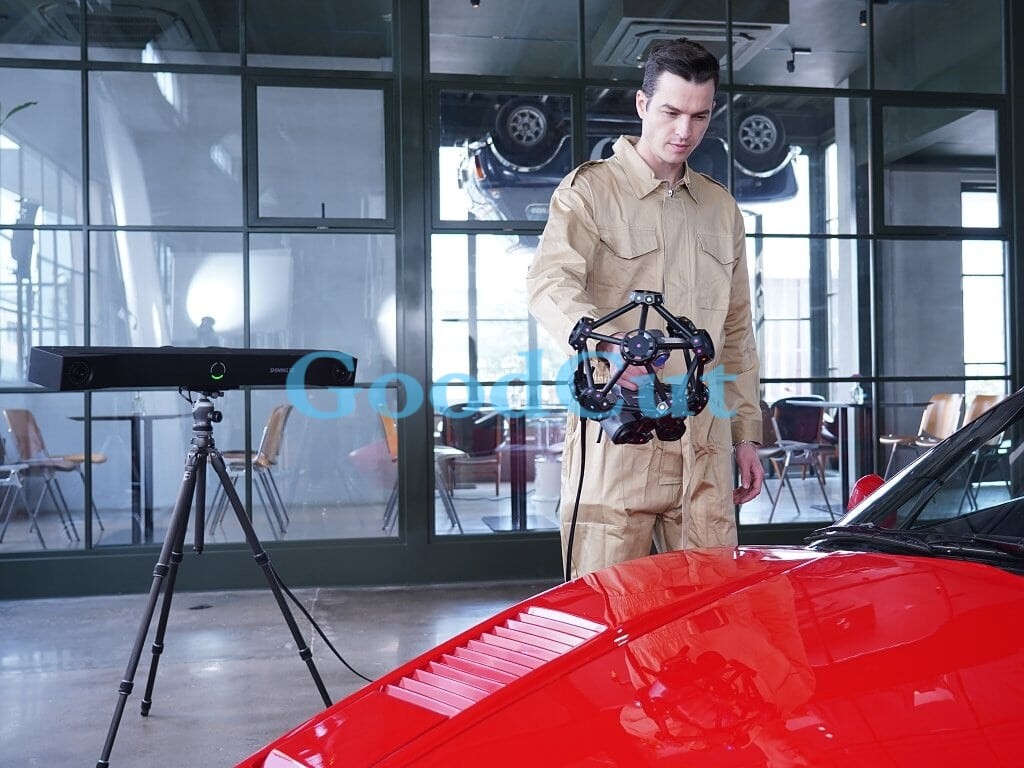 ماسح ضوئي لاسلكي ليزري ثلاثي الأبعاد من GoodCut FreeScan Trak W