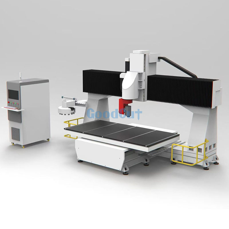 ماكينة التوجيه باستخدام الحاسب الآلي GC1325-5 محور GC1325-5 ماكينة التوجيه باستخدام الحاسب الآلي GC1325-5 ذات المحور EPS الرغوي الخشبي EPS مع محور Z 400 مم