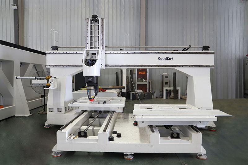 GC1325- 5 محاور لقطعة العمل المزدوجة/عملية مزدوجة/عملية تفريز مزدوجة لماكينة التوجيه باستخدام الحاسب الآلي (CNC) لرغوة الخشب EPS