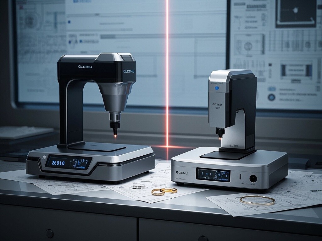 GC-J100 مقابل GC-J50: أي ماسح ضوئي ثلاثي الأبعاد يناسب عملك في المجوهرات؟