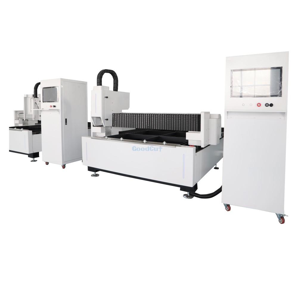 آلة قطع الليزر الليفي عالية الجودة GC1530F لقطع الفولاذ المقاوم للصدأ والكربون