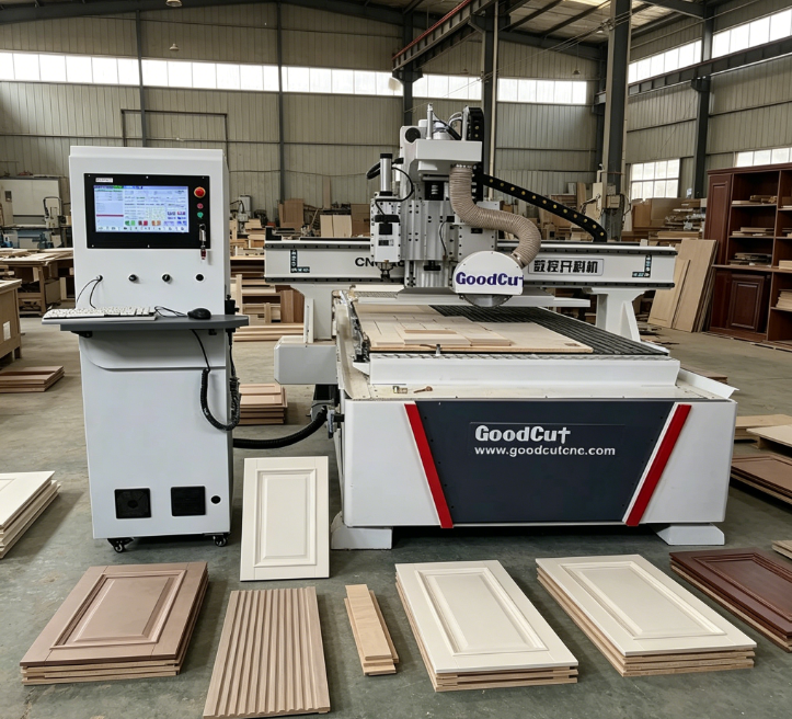 ماكينة راوتر CNC بمنشار شفرة GC1325-BS برأسين