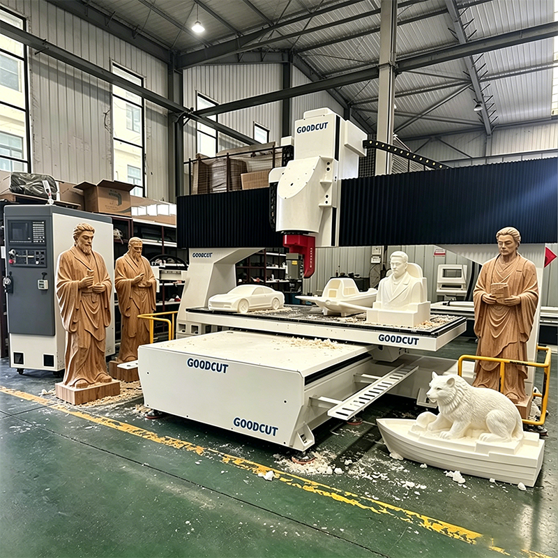 GC1325-5 ماكينة راوتر CNC للخشب والفوم EPS ذات 5 محاور مع محور Z 400mm