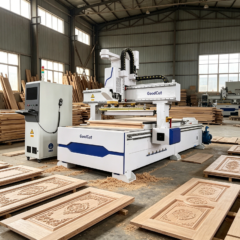 آلة راوتر CNC للتعشيش GC1325ATC مع مبدل أدوات أوتوماتيكي