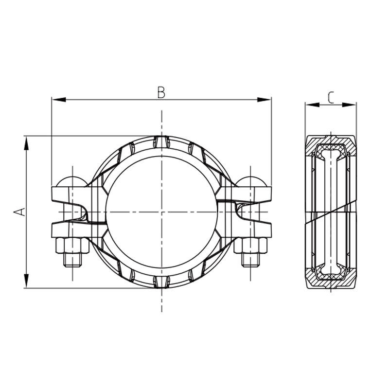 اقتران مرن للخدمة الشاقة XGQQT2H