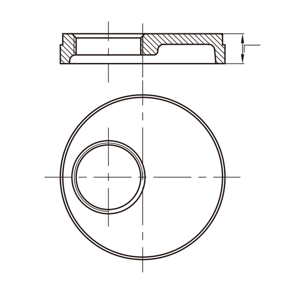 غطاء ذو ثقب غريب الأطوار XGQT06E