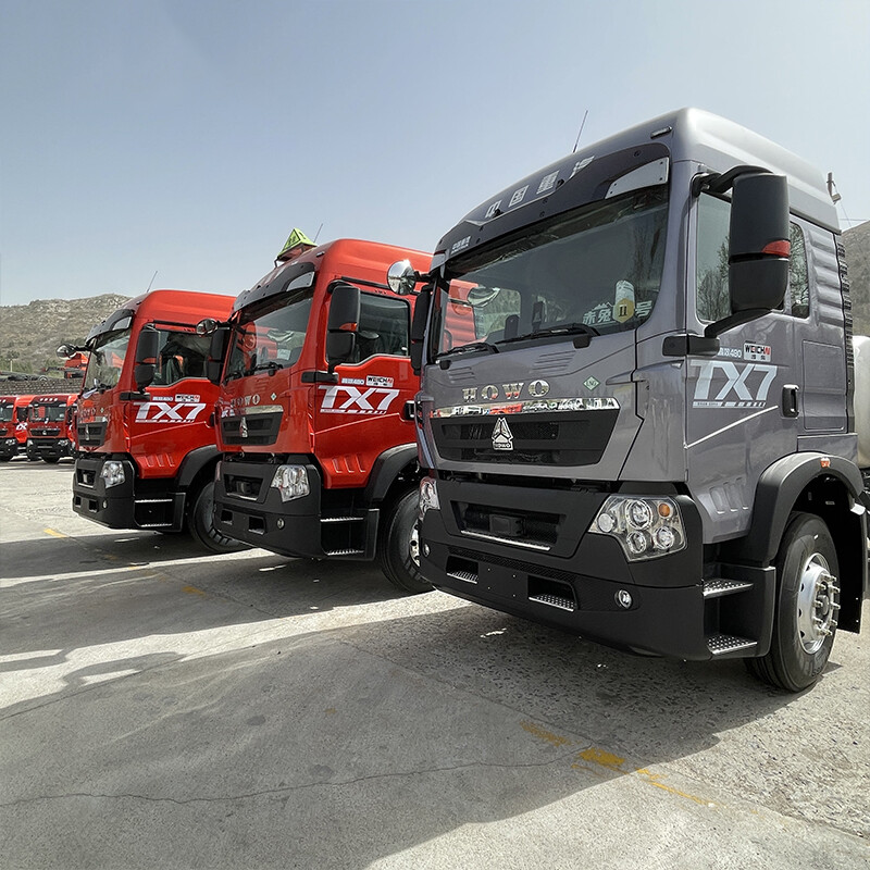 هاوو TX7 شاحنة ثقيلة 480 حصان 6X4 جرار غاز طبيعي مسال