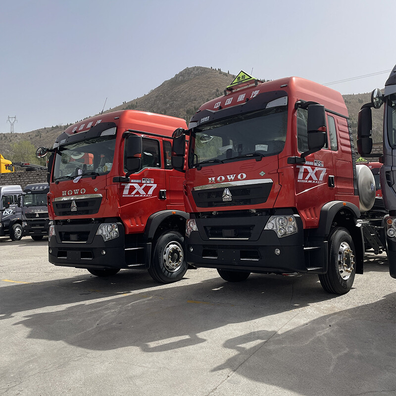 هاوو TX7 شاحنة ثقيلة 480 حصان 6X4 جرار غاز طبيعي مسال