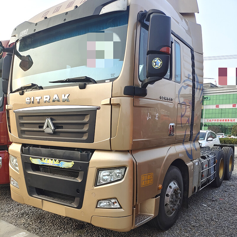 شاحنة سينوتروك C7H الثقيلة المستعملة 540 حصان 6X4 جرار أوتوماتيكي للبيع