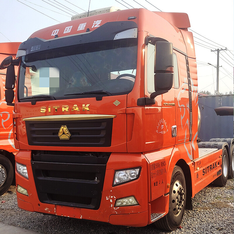 تصدير شاحنة سينوتروك C7H الثقيلة 440 حصان 6X4 جرار جرار غاز طبيعي مضغوط
