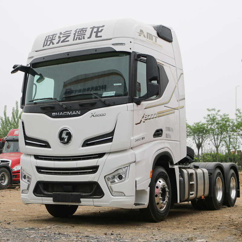 شاكمان تستخدم شاحنة رأس مقطورة X6000 جرار 560 حصان 6x4