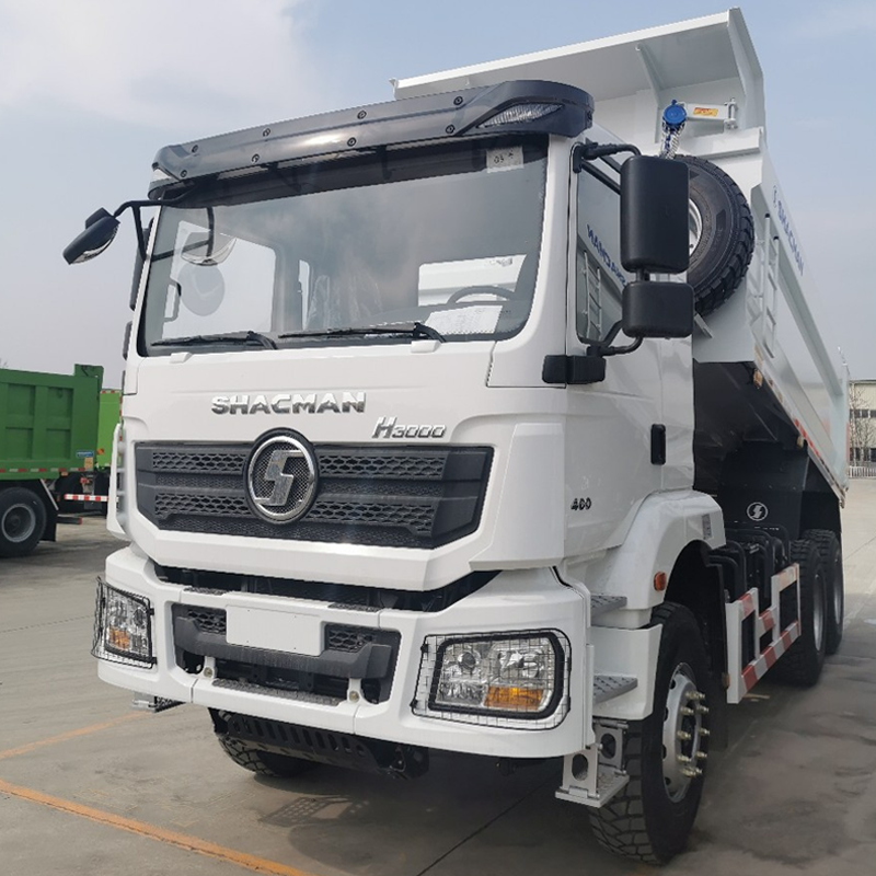 شاكمان H3000 380HP 6X4 10 عجلة 30 طن حمولة 20 متر مكعب شاحنة تفريغ
