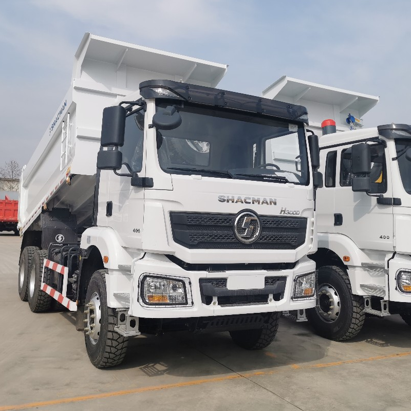 شاكمان H3000 380HP 6X4 10 عجلة 30 طن حمولة 20 متر مكعب شاحنة تفريغ