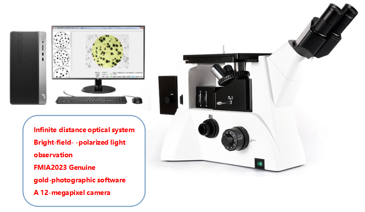 FCM5000W مجهر ذهبي من النوع الكمبيوتر