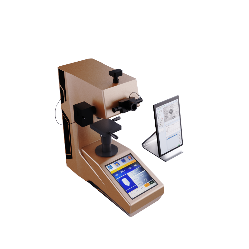 جهاز اختبار صلابة فيكرز ميكرو فيكرز بشاشة تعمل باللمس أوتوماتيكية مزدوجة VHVS-1000AT