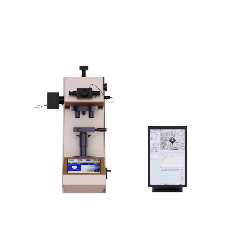 جهاز اختبار صلابة فيكرز ميكرو فيكرز بشاشة تعمل باللمس أوتوماتيكية مزدوجة VHVS-1000AT
