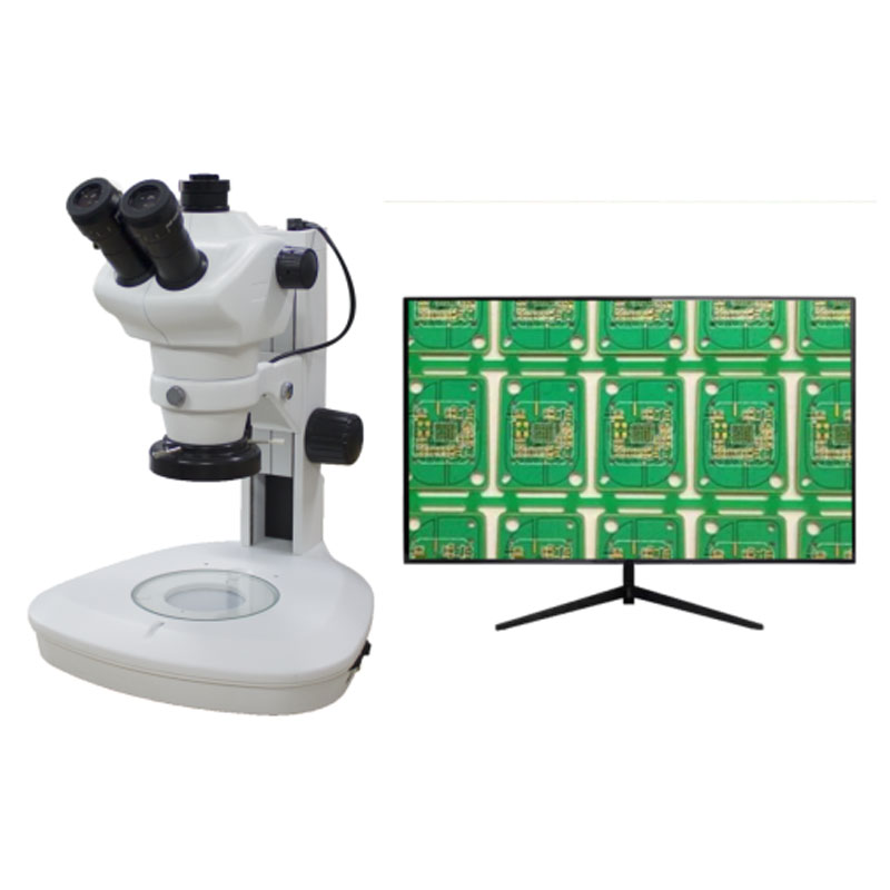 مجهر JSZ8-W ثلاثي العينيات بتكبير مستمر