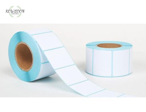 Wholesale 60 GSM Price Label Top Coated Thermal Roll Sticker Paper for Supermarket