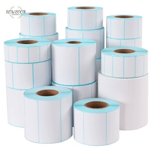 Wholesale 60 GSM Price Label Top Coated Thermal Roll Sticker Paper for Supermarket