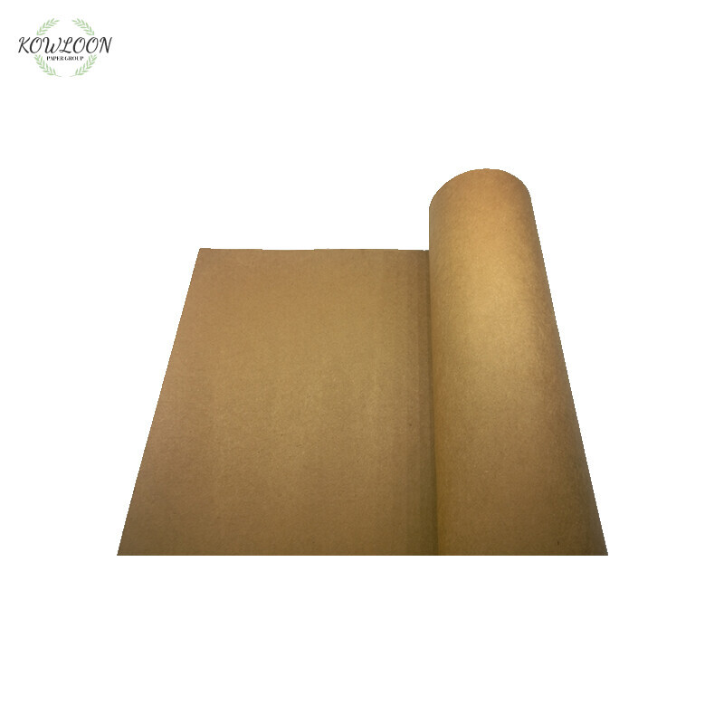 PE/PLA Coated 190-320GSM Kraft Brown Paper Roll	