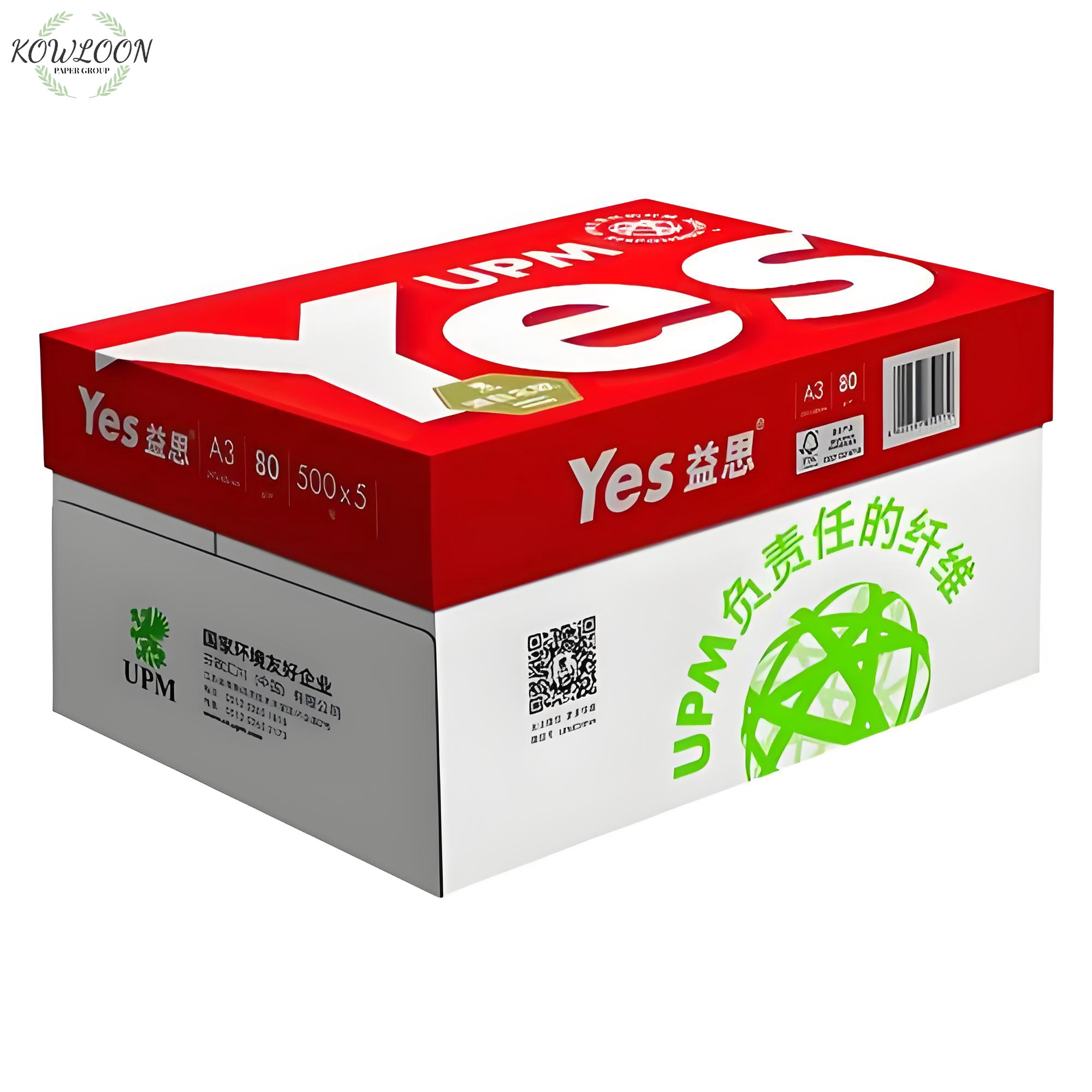 Environmentally friendly recycled A4 paper, suitable for sustainable printing.