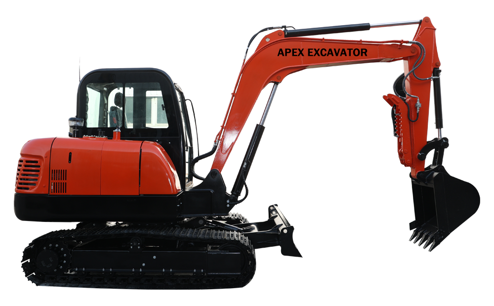 تطبيق الحفارة الكبيرة-APEX في حفر قاع الطرق السريعة