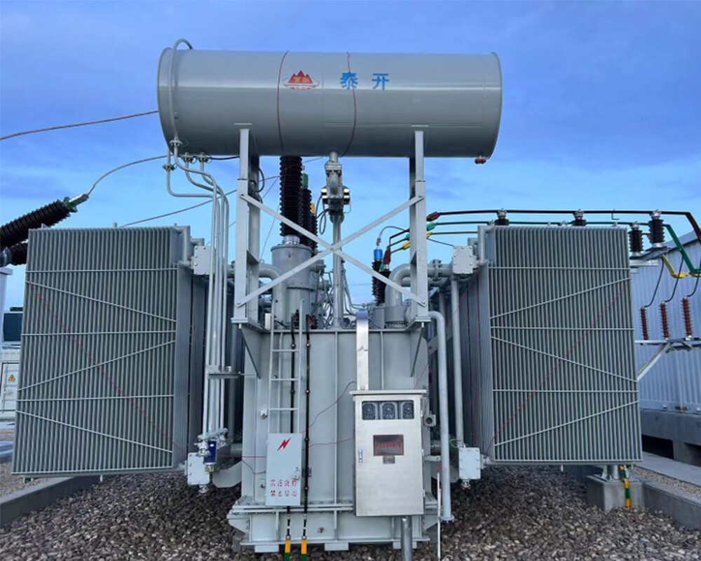 محول 110 كيلو فولت 100 ميجا فولت أمبير ثلاثي الأطوار ثلاثي اللف