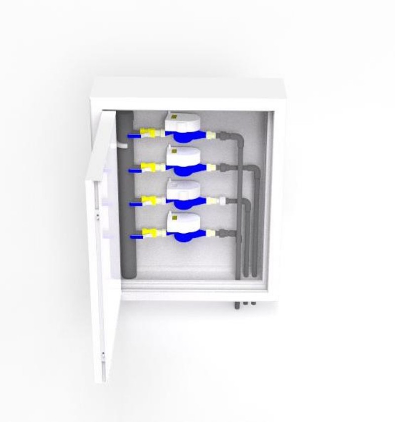 صندوق العدادات الأرضية رباعي الأمتار SP94B