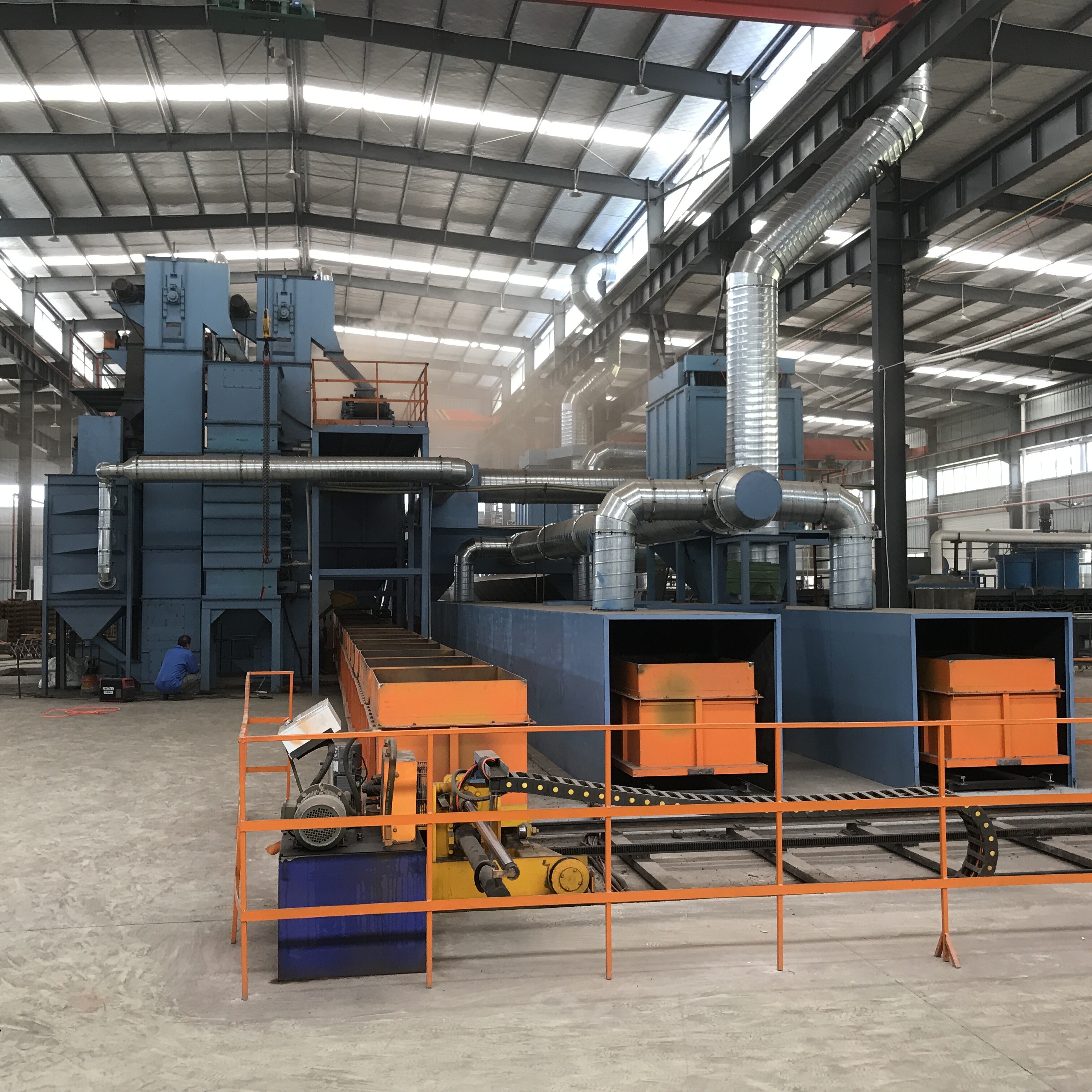 Shell pouring line 2