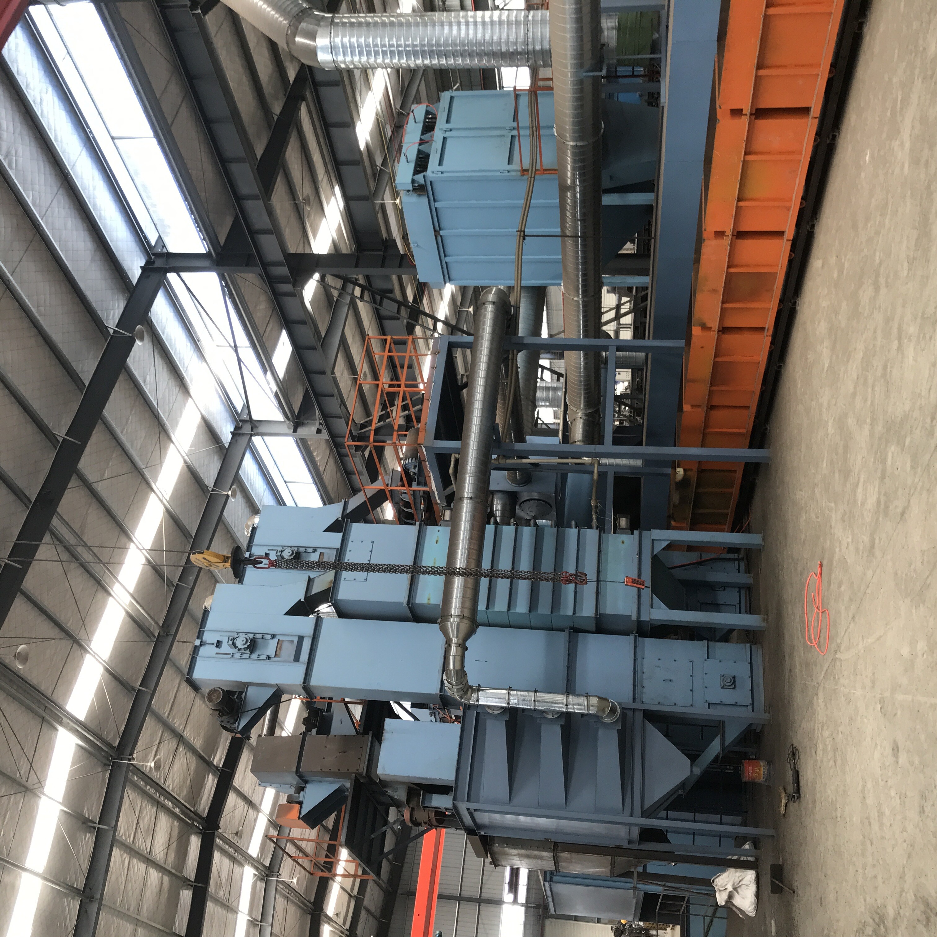 Shell pouring line 2