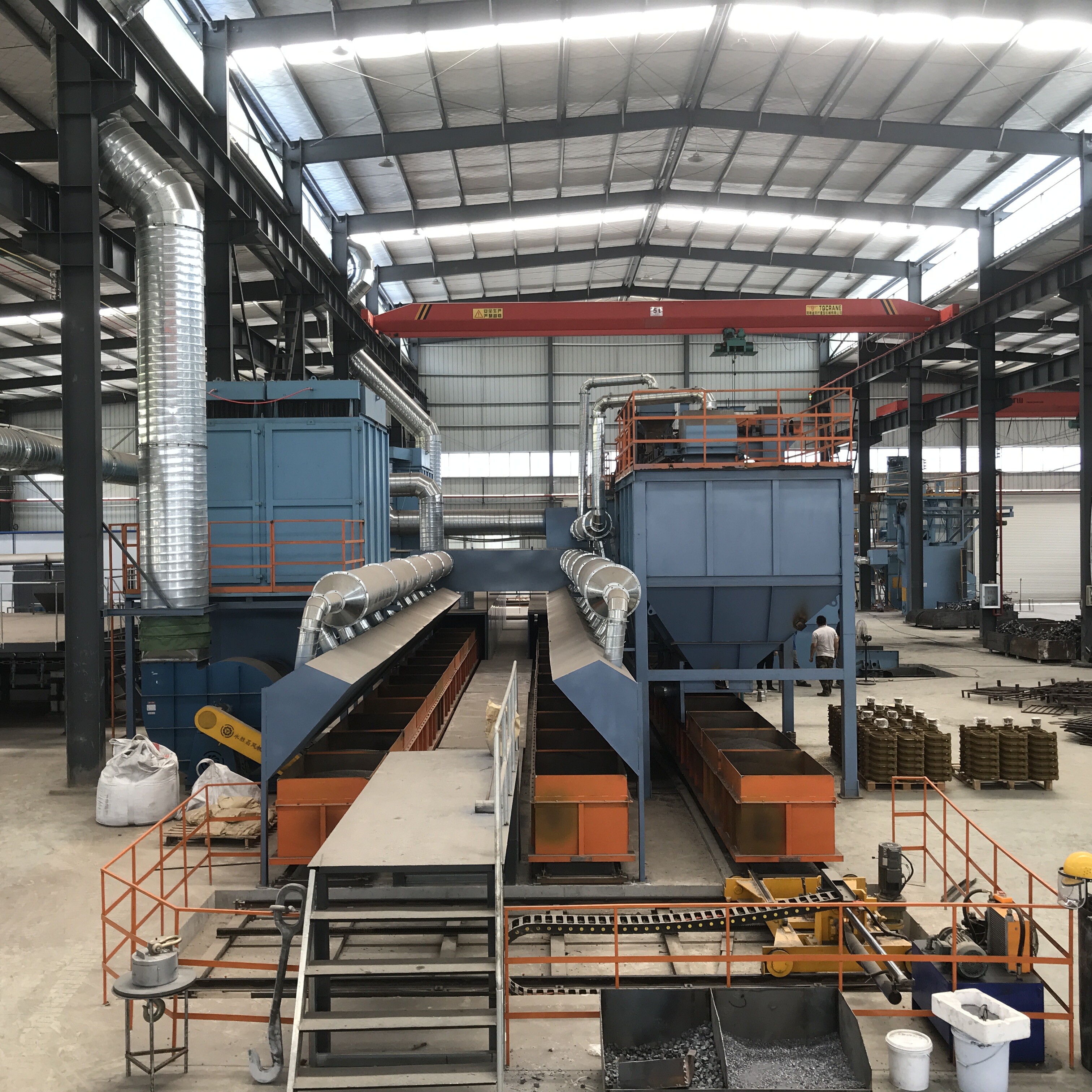 Shell pouring line 2