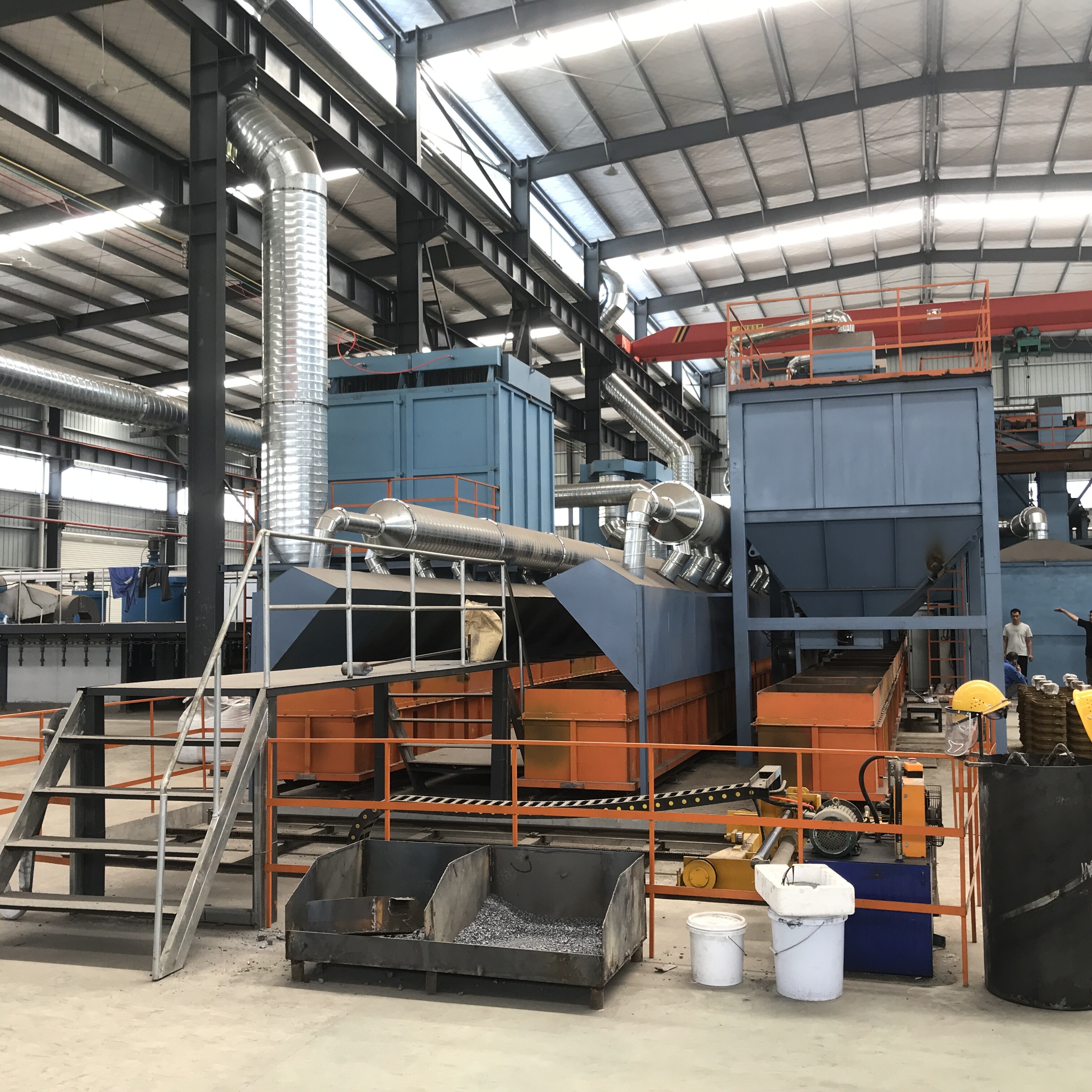 Shell pouring line 2