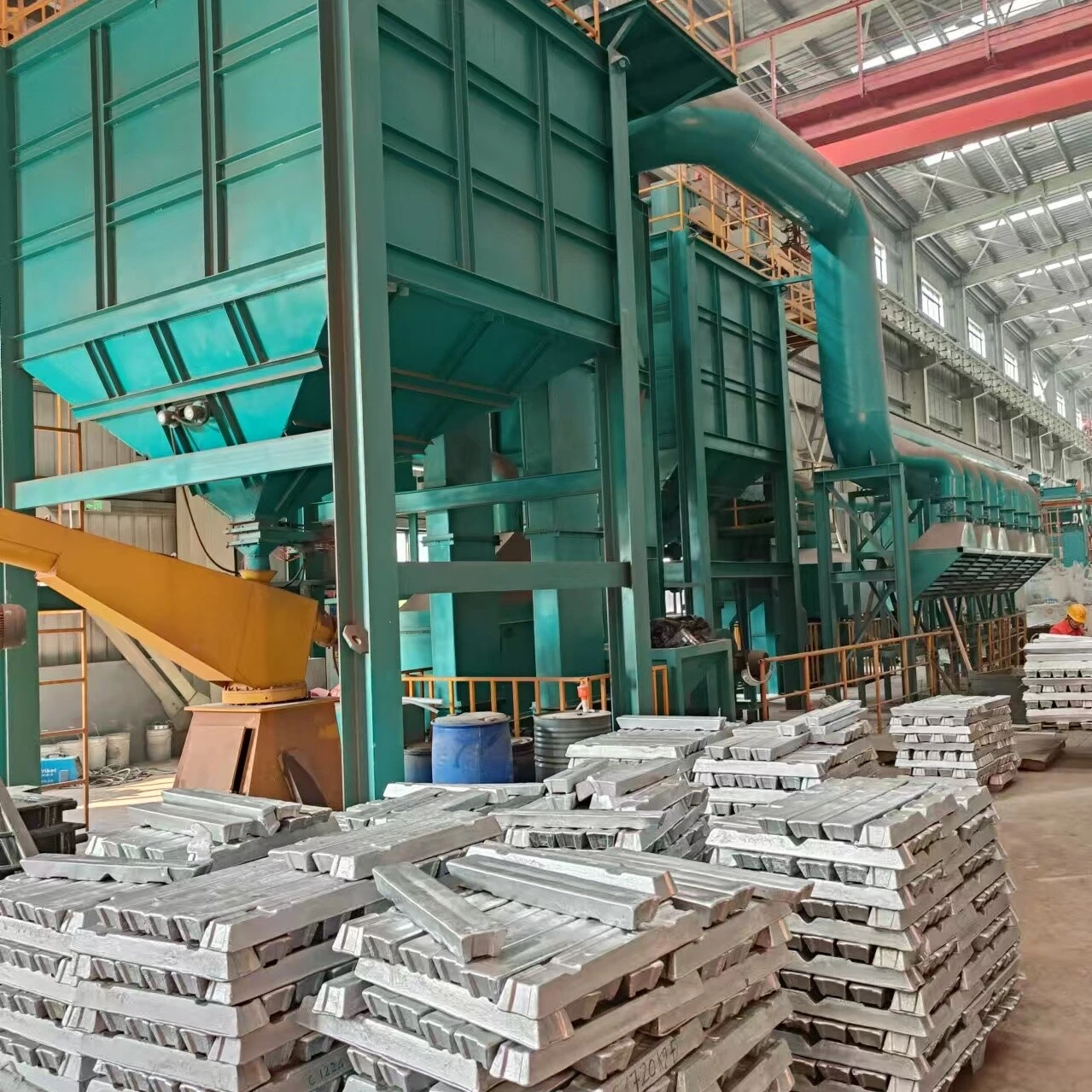 Resin sand line