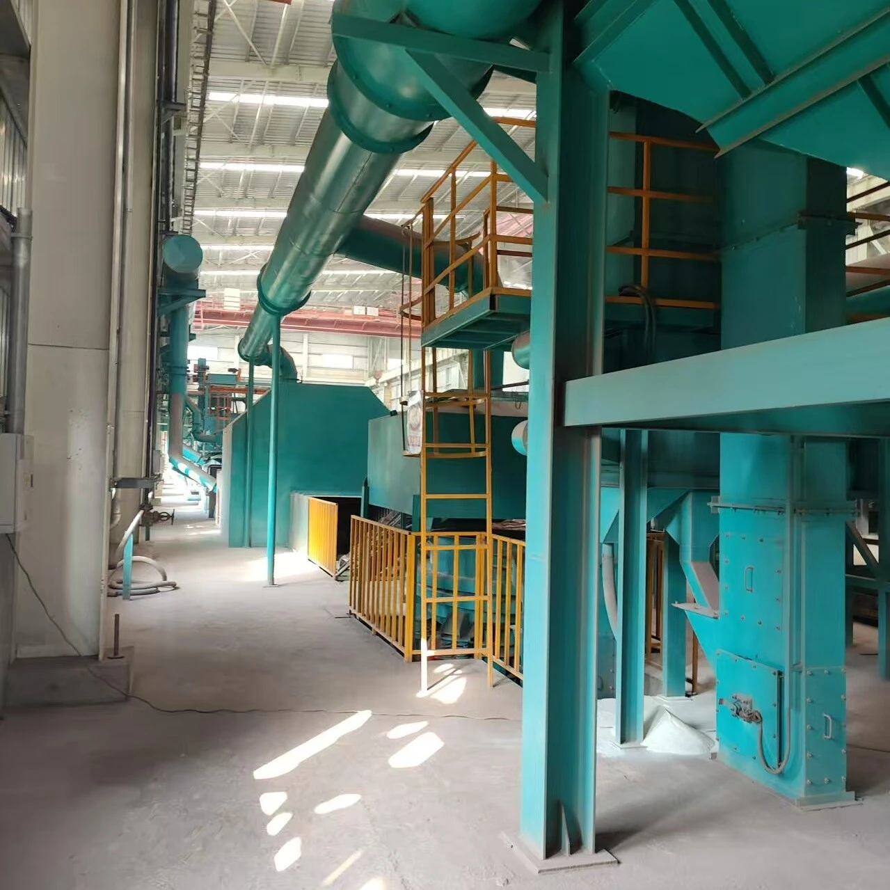 Resin sand line