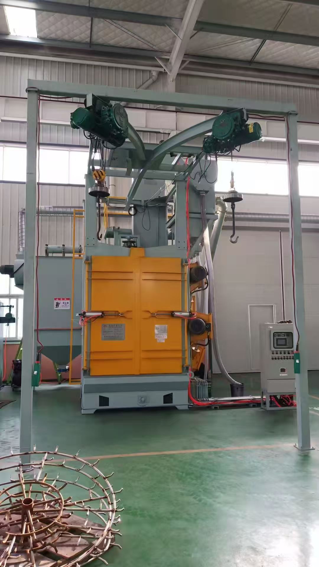 Q37 Hook Type Shot Blasting Cleaning Machine