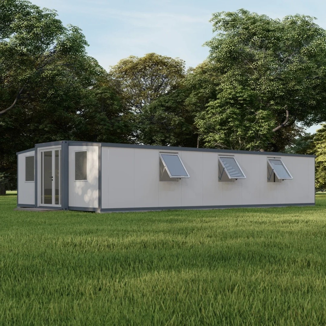 منزل قابل للتوسيع بجناحين مزدوجين