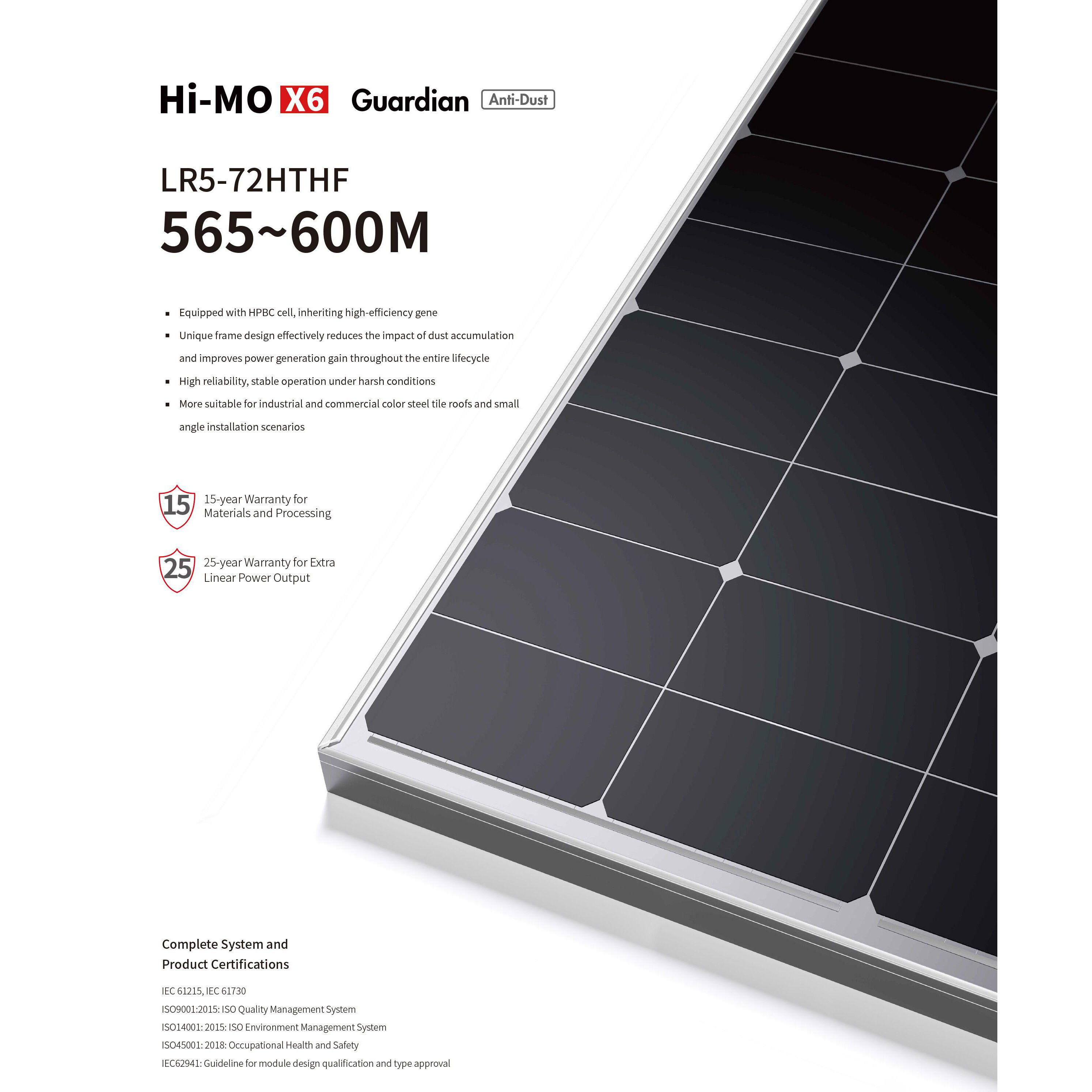 Longi Solar LR5-72HTHF 565-600M