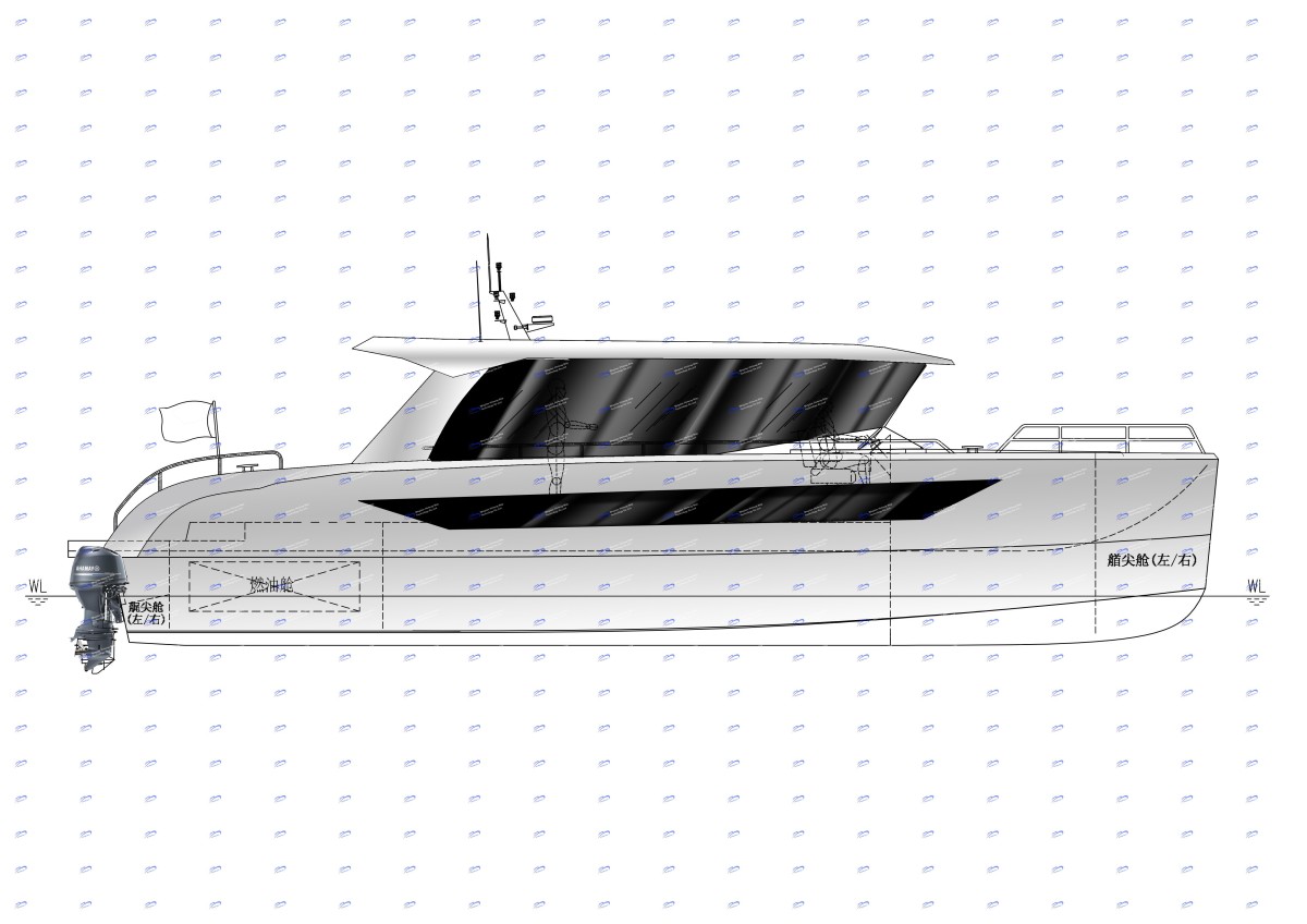 双体船外观_01 双体船外观_01