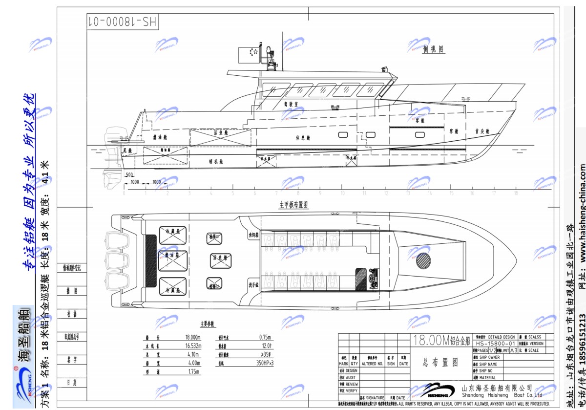 18m铝合金艇 18m铝合金艇