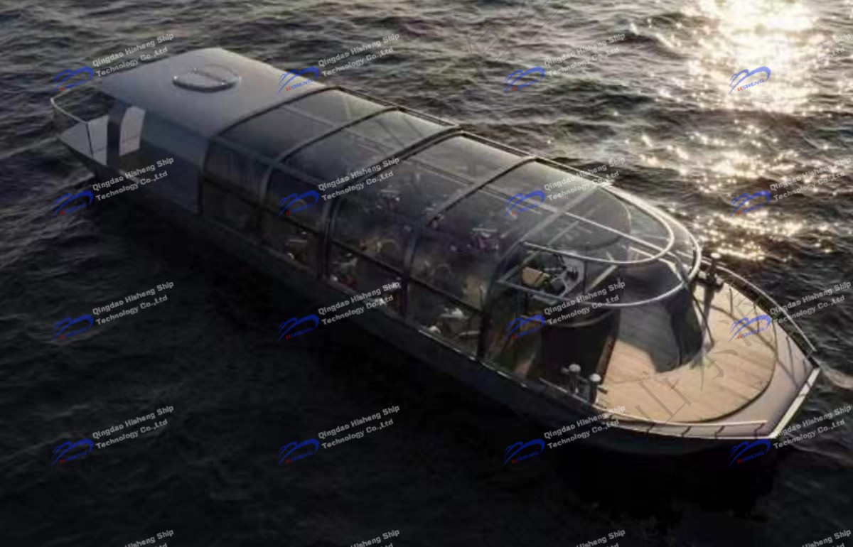 1380型铝合金电动观光游船 (1) 1380型铝合金电动观光游船 (1)